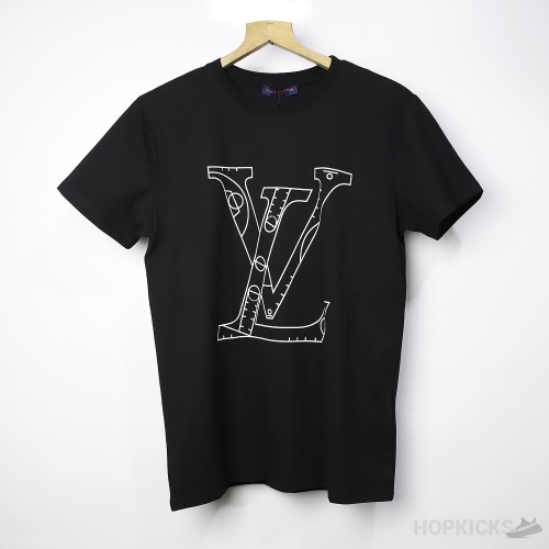 L*V x NBA Black 'Basketball Play' T-Shirt